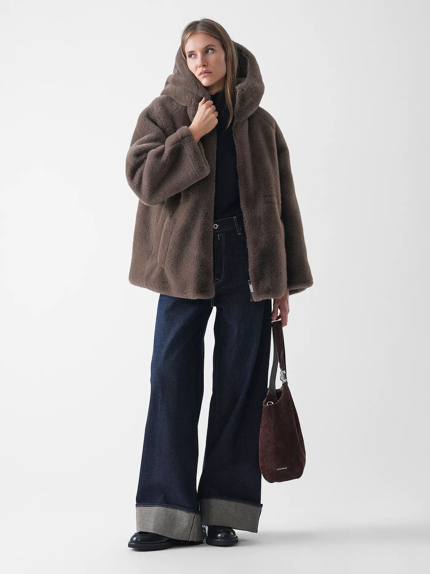 EMPORIO ARMANI | Wendejacke in Felloptik | 